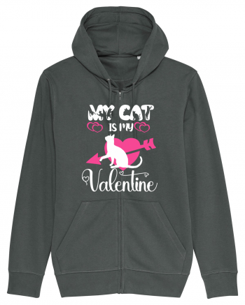 My Cat Is My Valentine Anthracite