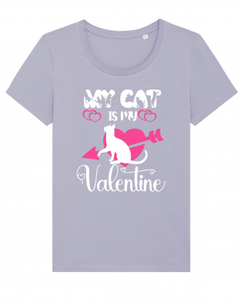 My Cat Is My Valentine Lavender