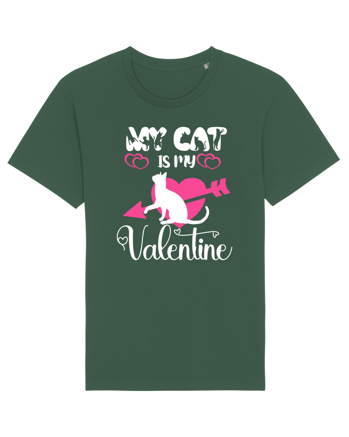 Tricou mânecă scurtă Unisex Rocker Bottle Green