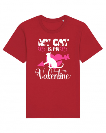 My Cat Is My Valentine Red