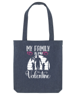 My Family Is My Valentine Sacoșă textilă