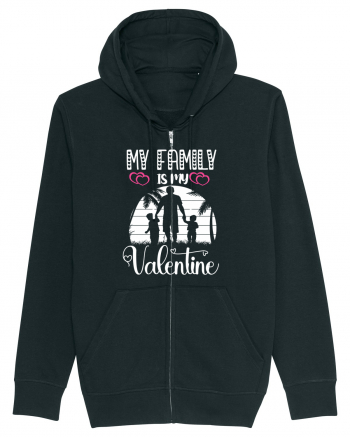 My Family Is My Valentine Black