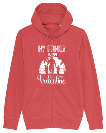 My Family Is My Valentine Carmine Red