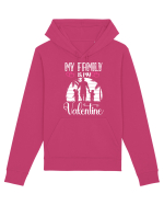 My Family Is My Valentine Hanorac Unisex Drummer
