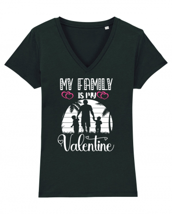 My Family Is My Valentine Black