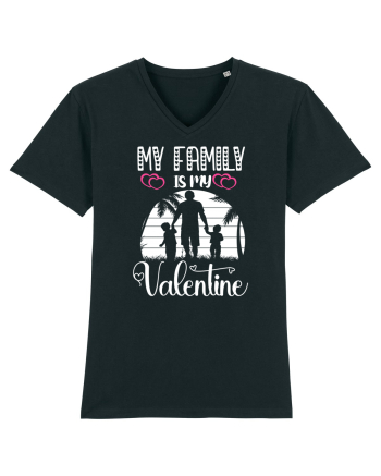 My Family Is My Valentine Black