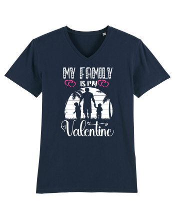 My Family Is My Valentine French Navy