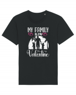 My Family Is My Valentine Tricou mânecă scurtă Unisex Rocker