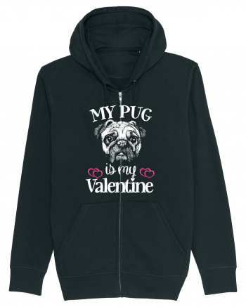 My Pug Is My Valentine Black