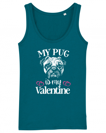 My Pug Is My Valentine Ocean Depth