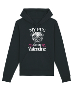 My Pug Is My Valentine Hanorac Unisex Drummer