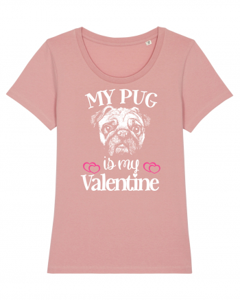 My Pug Is My Valentine Canyon Pink