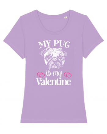 My Pug Is My Valentine Lavender Dawn