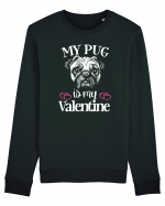 My Pug Is My Valentine Bluză mânecă lungă Unisex Rise