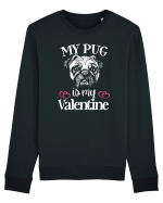 My Pug Is My Valentine Bluză mânecă lungă Unisex Rise