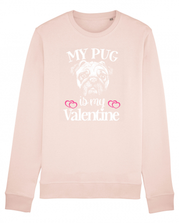 My Pug Is My Valentine Candy Pink