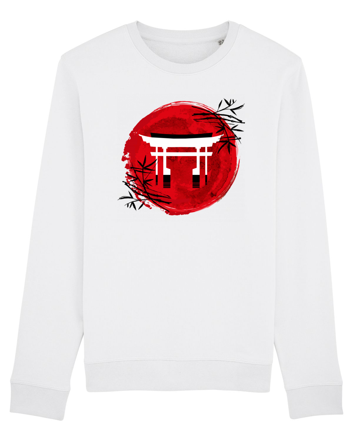 Bluză mânecă lungă Unisex Rise White