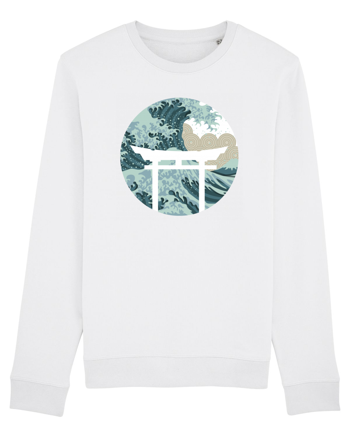 Bluză mânecă lungă Unisex Rise White