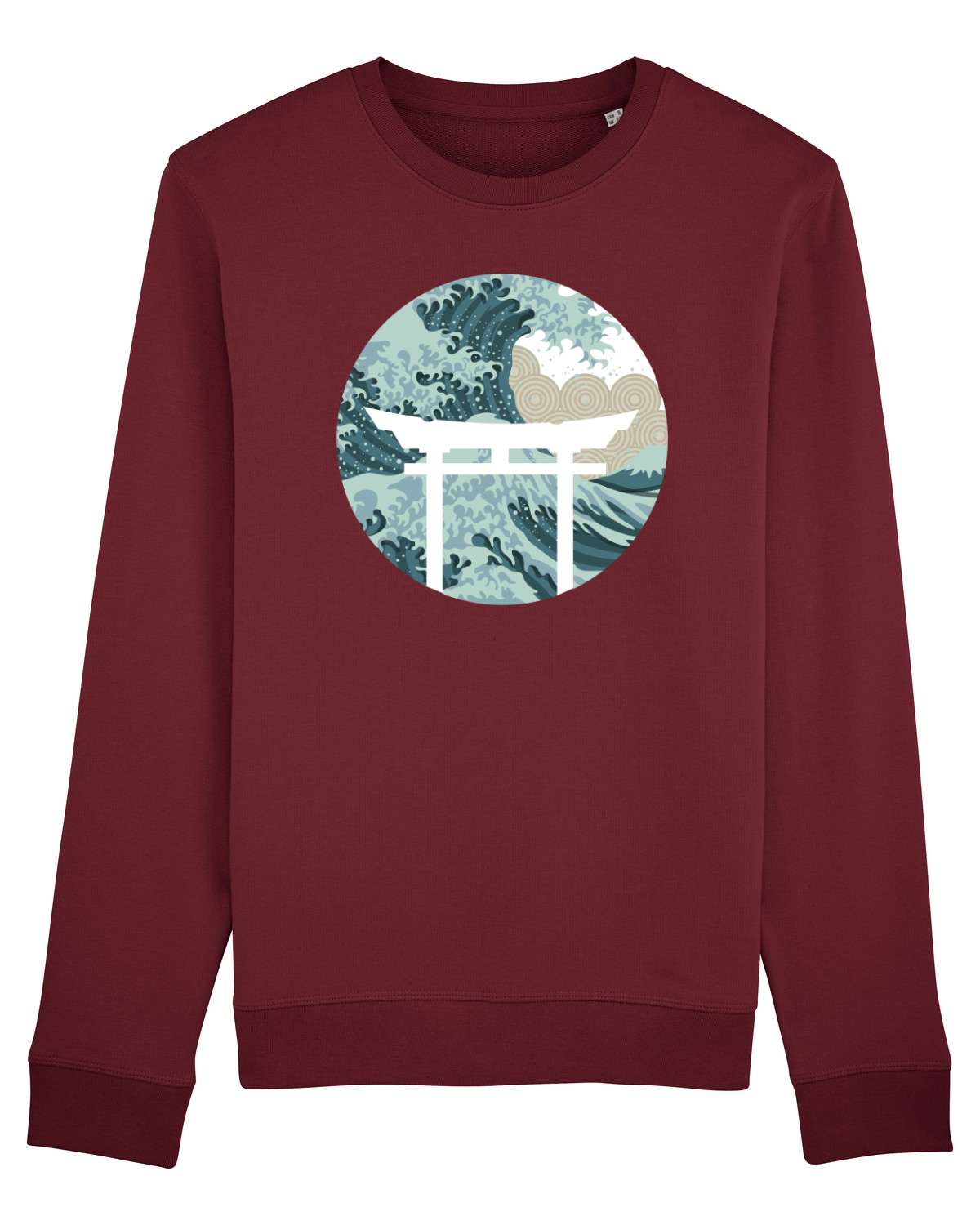 Bluză mânecă lungă Unisex Rise Burgundy