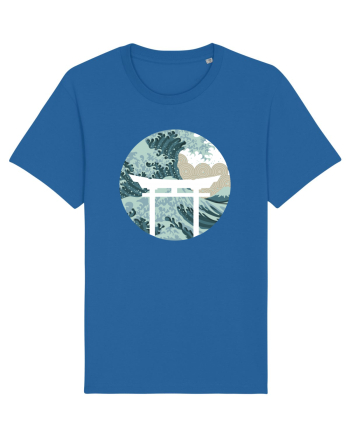 Japanese art Royal Blue