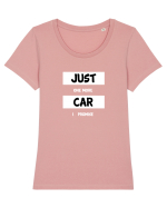 Just One More Car Tricou mânecă scurtă guler larg fitted Damă Expresser