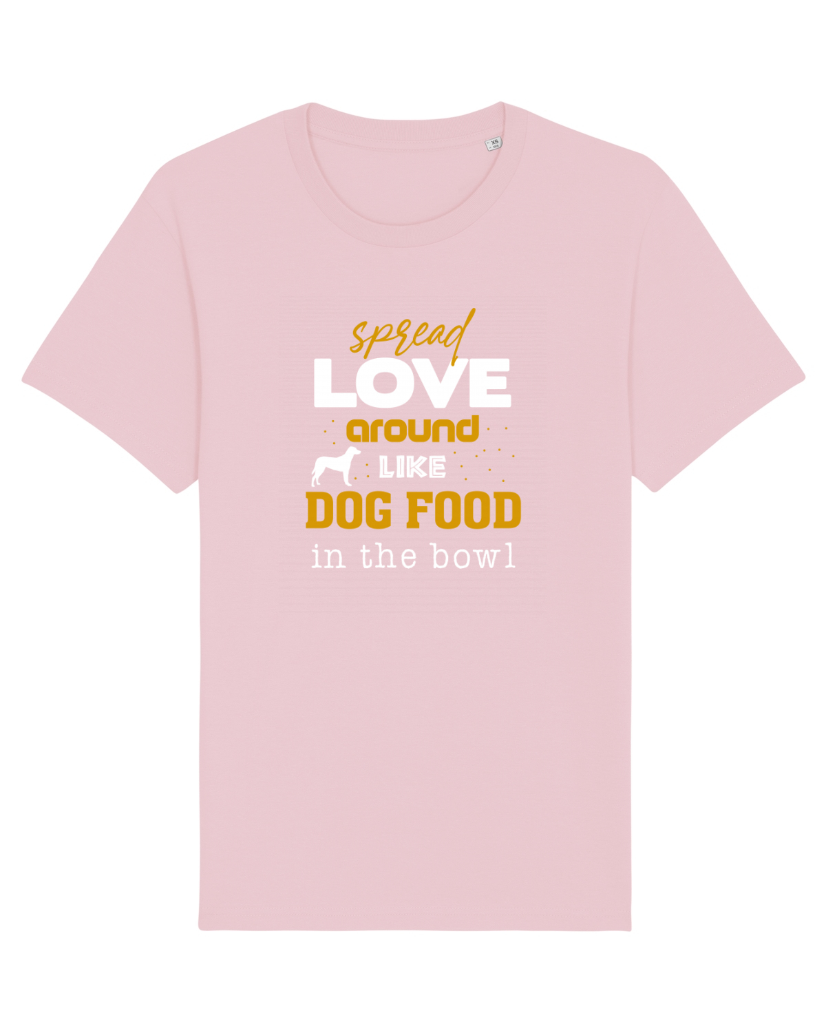 Tricou mânecă scurtă Unisex Rocker Cotton Pink