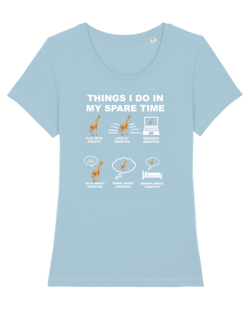 GIRAFFES Sky Blue