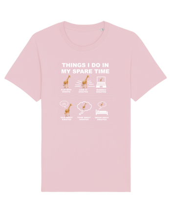 GIRAFFES Cotton Pink