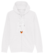 CHICKEN Hanorac cu fermoar Unisex Connector