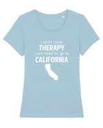 CALIFORNIA Tricou mânecă scurtă guler larg fitted Damă Expresser