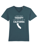 CALIFORNIA Tricou mânecă scurtă guler V Bărbat Presenter
