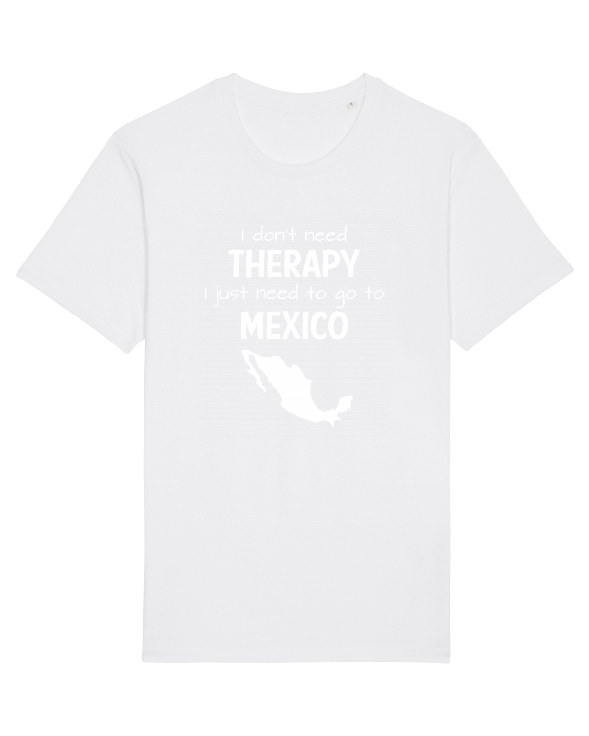 Tricou mânecă scurtă Unisex Rocker White