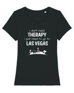 LAS VEGAS Tricou mânecă scurtă guler larg fitted Damă Expresser