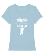 CANCUN Tricou mânecă scurtă guler larg fitted Damă Expresser