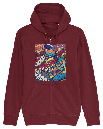 Pop Art  Burgundy