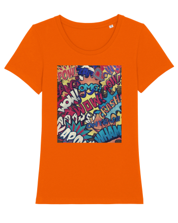 Pop Art  Bright Orange