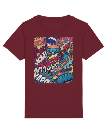 Pop Art  Burgundy