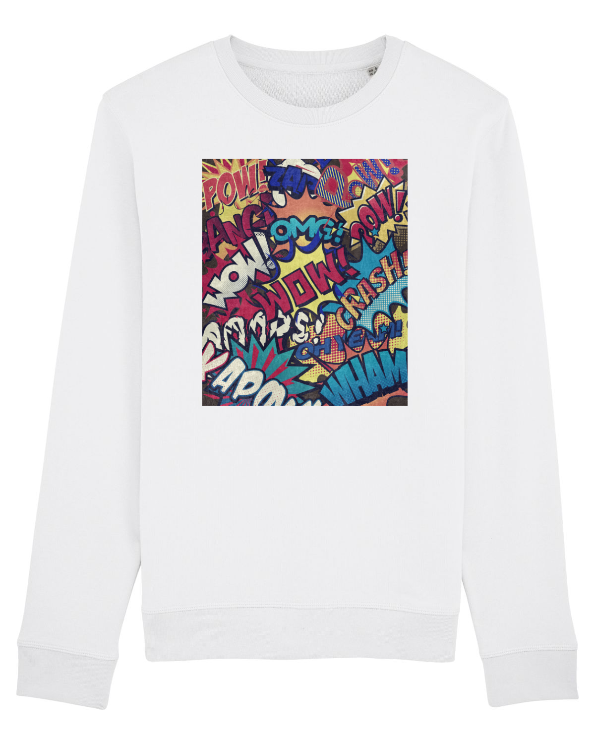 Bluză mânecă lungă Unisex Rise White