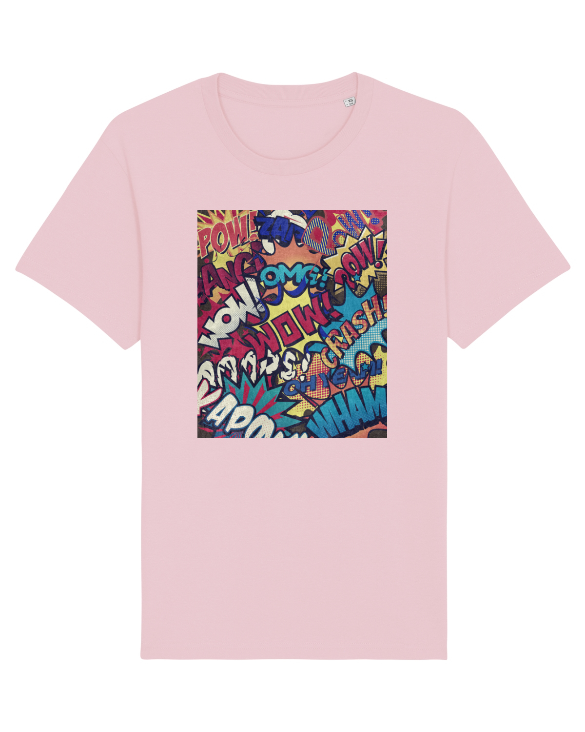 Tricou mânecă scurtă Unisex Rocker Cotton Pink