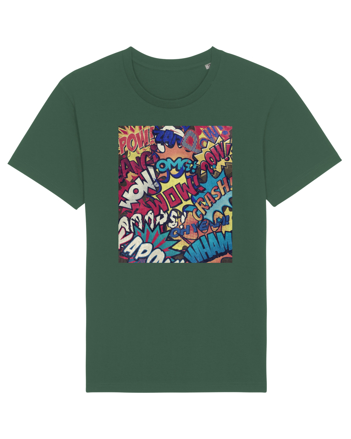 Tricou mânecă scurtă Unisex Rocker Bottle Green