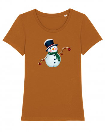 The Cute Snowman Roasted Orange
