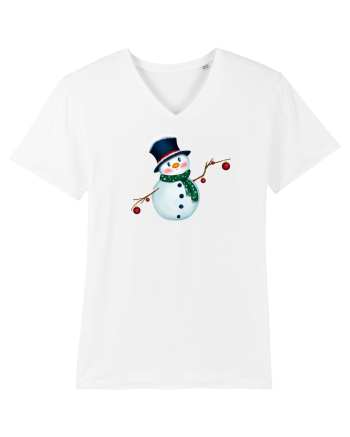 The Cute Snowman White