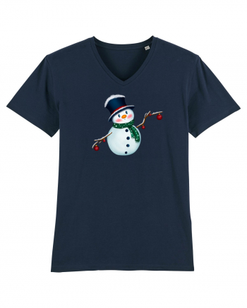 The Cute Snowman French Navy