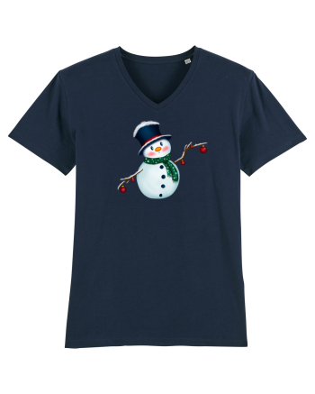 The Cute Snowman French Navy