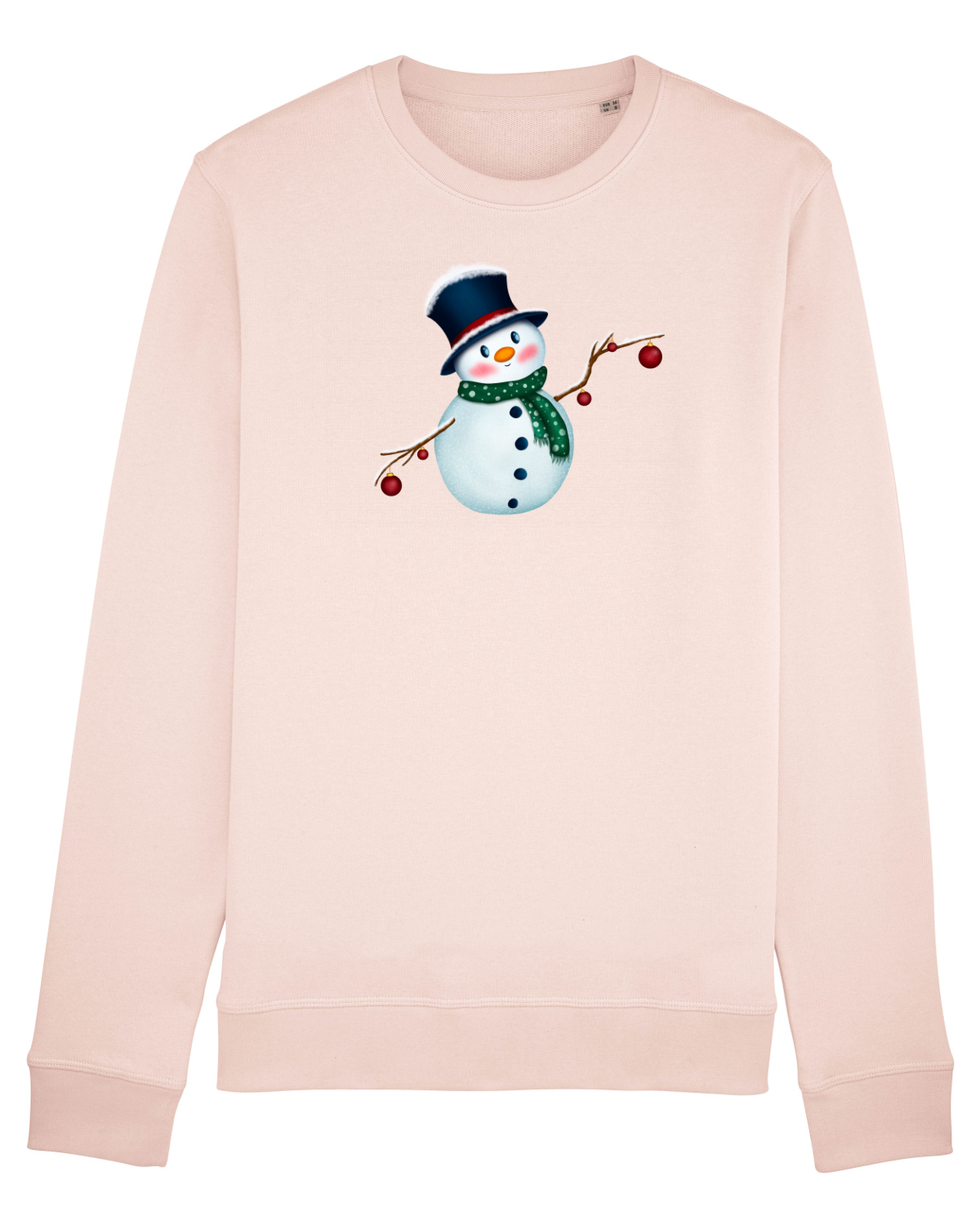 Bluză mânecă lungă Unisex Rise Candy Pink