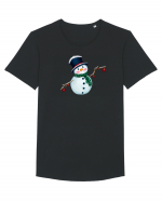 The Cute Snowman Tricou mânecă scurtă guler larg Bărbat Skater