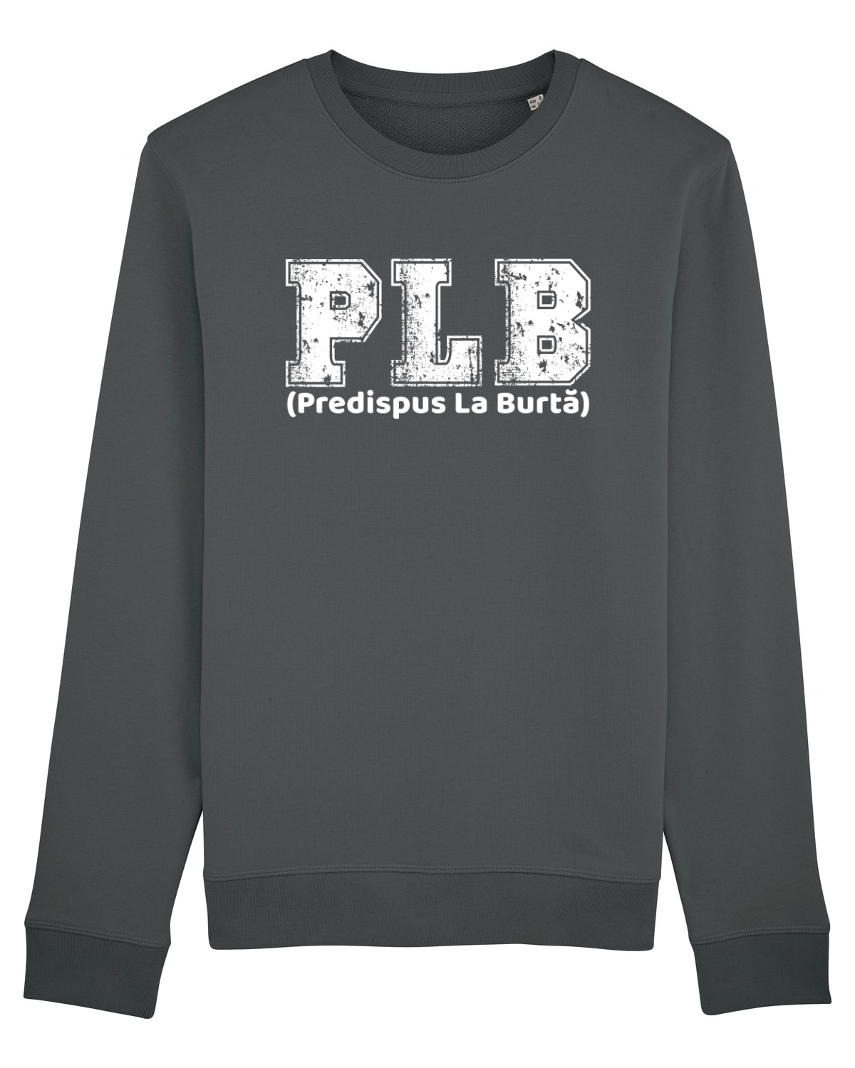 Bluză mânecă lungă Unisex Rise Anthracite