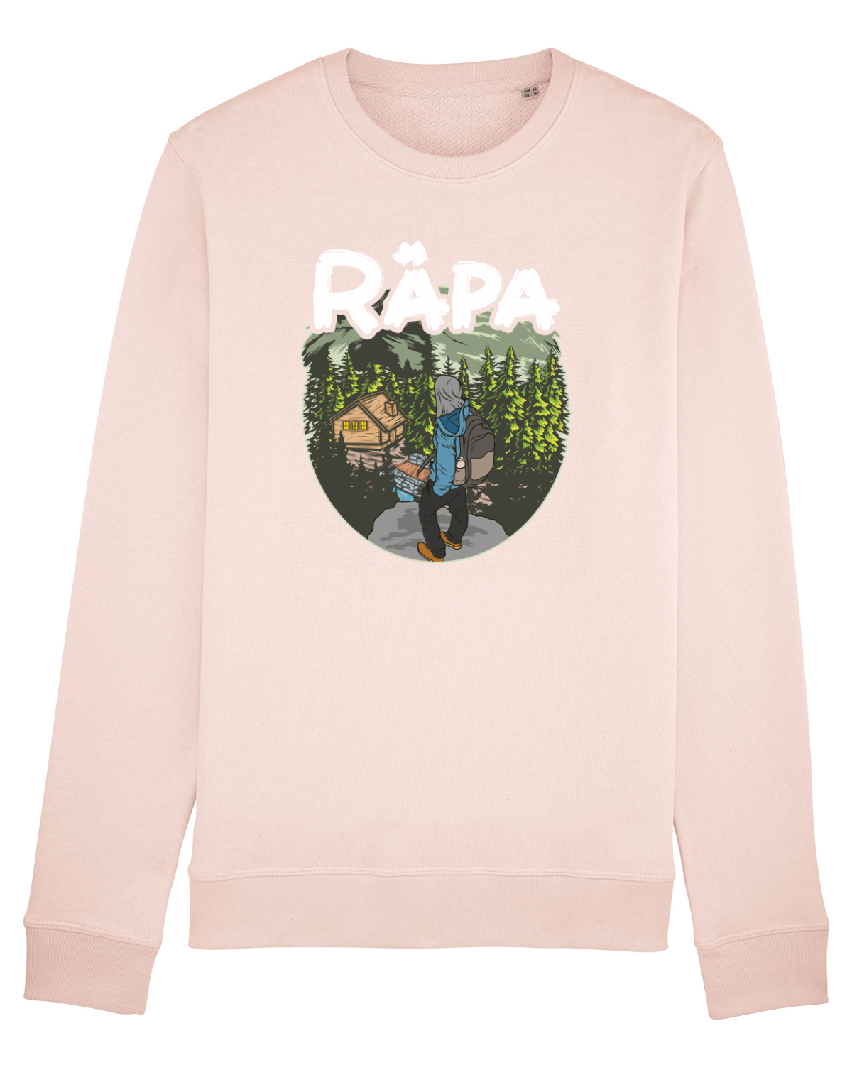 Bluză mânecă lungă Unisex Rise Candy Pink