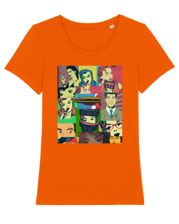 Pop Art  Bright Orange
