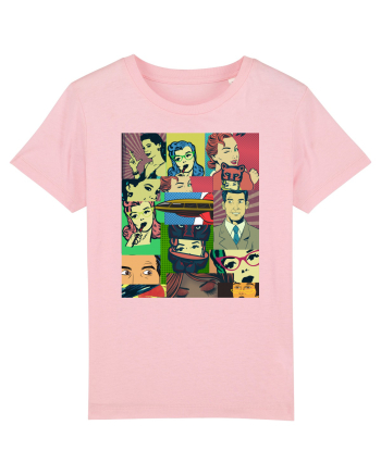 Pop Art  Cotton Pink